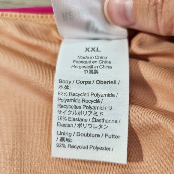 J. Crew Pink Curved Waist Cheeky Bikini Bottom New With Tags Womens Size XXL - Picture 11 of 16